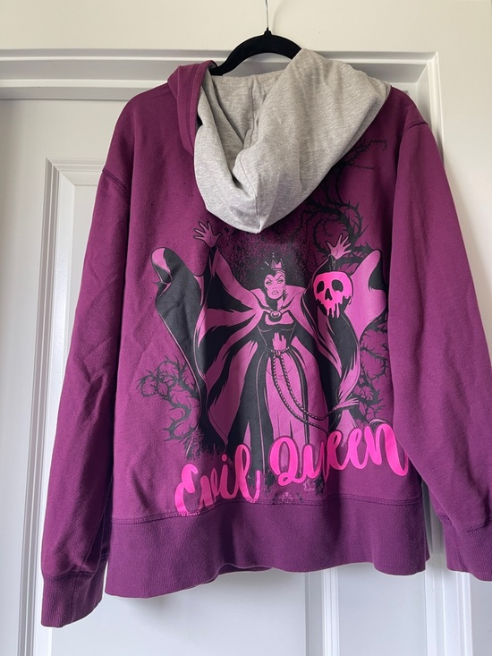 Disney Tops - Disney Plum Zip Hoodie with Front Zipper